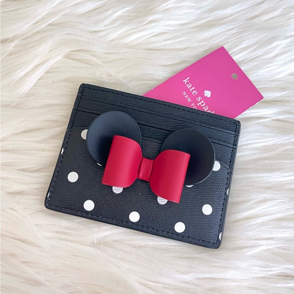 Kate Spade Disney Kate Spade New York Women's Minnie Mouse Card Holder NWT